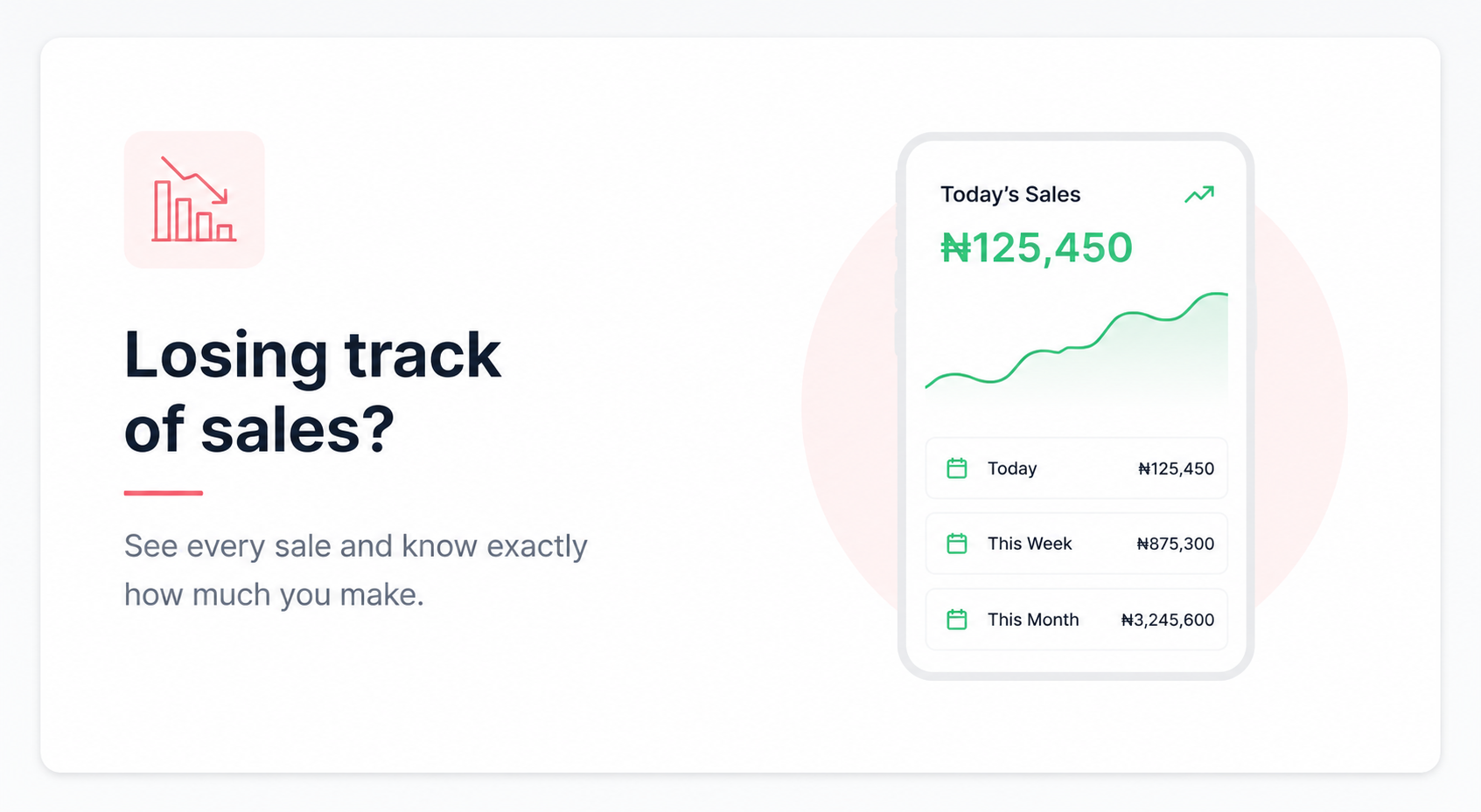 stop losing track of sales